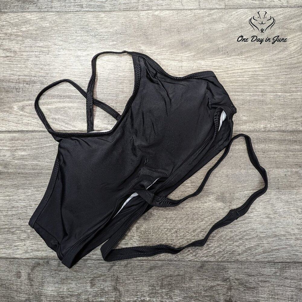 Athmile High Neck Bikini Top Size L